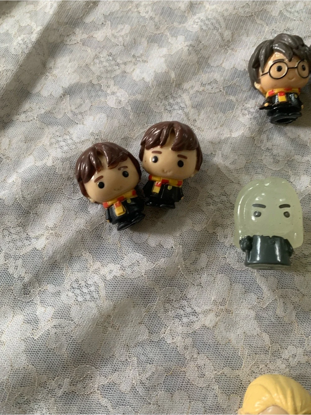 Harry Potter Ooshies Pencil Toppers Lot of 20 - Glow in Dark, Metallic Silver
